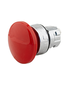 Metal Work red mushroom pushbutton with lock