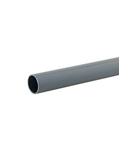 Transair aluminium grey pipe 1003 - 25 mm x 3,00 meter